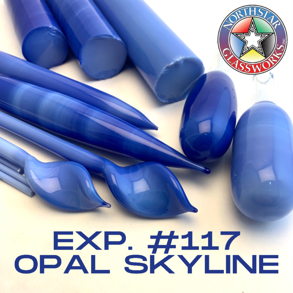 Exp. #117 Opal Skyline- Slugger Bars - Northstar Glassworks