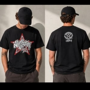 Northstar Graffiti Style T-Shirt- Black